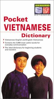 Periplus pocket Vietnamese dictionary by Benjamin Wilkinson