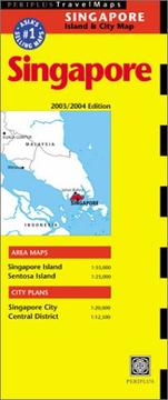 Cover of: Periplus Travelmaps Singapore: Singapore Island & City Map 2003-2004 (Periplus Travel Maps)