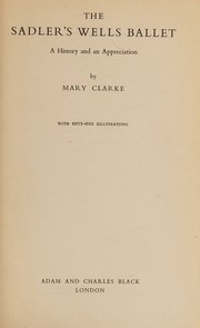 Cover of: Sadler's Wells Ballet