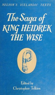 Cover of: The saga of King Heidrek the Wise.