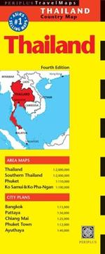 Cover of: Thailand Travel Map: 4th Edition (Periplus Travel Maps)