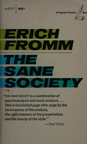 Cover of: The Sane Society
