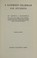 Cover of: A Sanskrit grammar for students