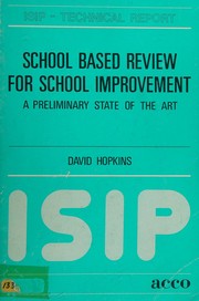 Cover of: School based review for school improvement: a preliminary state of  the art.