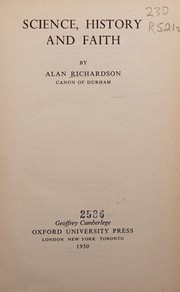 Cover of: Science, history and faith