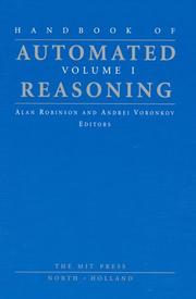 Cover of: Handbook of Automated Reasoning by 