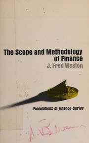 Cover of: The scope and methodology of finance