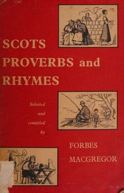 Cover of: Scots proverbs and rhymes