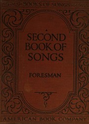 Cover of: Second Book of Songs (Books of Songs) by Robert Foresman, Robert Foresman