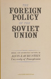 Cover of: Second Edition of the Foreign Policy of the Soviet Union