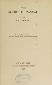 Cover of: The secret of Pascal
