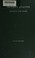 Cover of: Security analysis