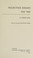 Cover of: Selected essays, 1934-1943.