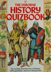 Cover of: The Usborne history quizbook.