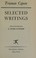 Cover of: Selected writings.