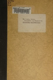 Cover of: Sentiment in Flaubert's Éducation sentimentale.