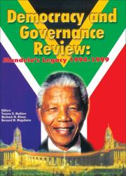 Cover of: Democracy & Governance Review: Mandela's Legacy '94-99