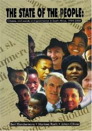 Cover of: The state of the people: citizens, civil society and governance in South Africa, 1994-2000