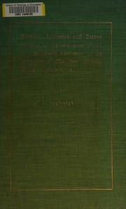 Cover of: Sermons, addresses, and essays delivered at the celebration of the one hundredth anniversary of the foundation of the First Unitarian Church of Philadelphia ... 1896