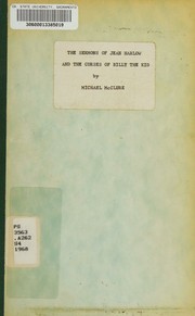 Cover of: The sermons of Jean Harlow and the curses of Billy the Kid