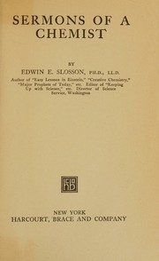 Cover of: Sermons of a chemist