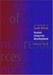 Cover of: An overview of South African human resources development