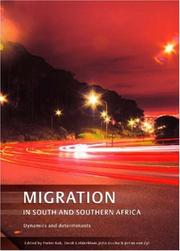 Cover of: Migration in South and Southern Africa: Dynamics and Determinants