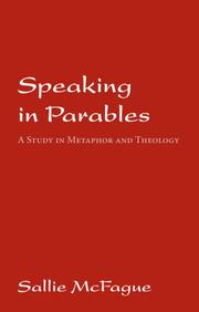 Cover of: Speaking in parables by Sallie McFague