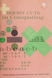 Cover of: Short cuts in computing