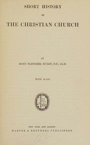 Cover of: Short History of the Christian Church
