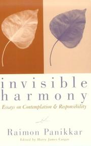 Cover of: Invisible harmony: essays on contemplation and responsibility