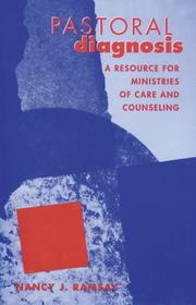 Cover of: Pastoral diagnosis: a resource for ministries of care and counseling
