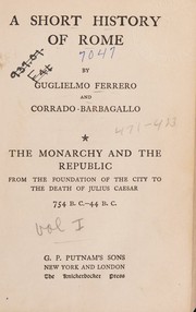 Cover of: A short history of Rome