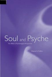 Soul and Psyche by Wayne G. Rollins