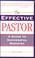 Cover of: The effective pastor