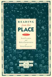 Cover of: Reading from this place by Fernando F. Segovia and Mary Ann Tolbert, editors.