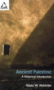 Cover of: Ancient Palestine: a historical introduction