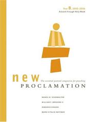 Cover of: New Proclamation: Year B, 2005-2006: Advent Through Holy Week (Proclamation)