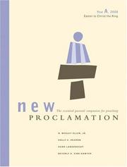 Cover of: New Proclamation: Year A, 2008, Easter to Christ the King (New Proclamation)