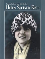 Cover of: Helen Steiner Rice--the healing touch by Ronald Pollitt