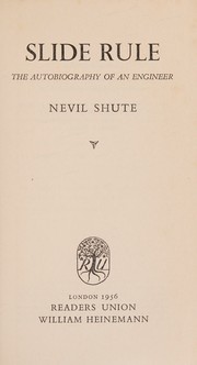 Cover of: Slide Rule - The Autobiography of an Engineer