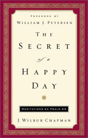 Cover of: The secret of a happy day