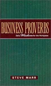 Cover of: Business Proverbs by Steve Marr, Steve Marr