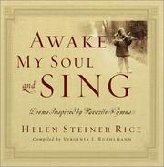 Cover of: Awake my soul and sing: poems inspired by favorite hymns
