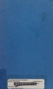 Cover of The Snowman and company by odette tchernine