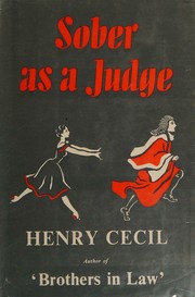 Cover of: Sober as a judge.