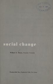 Cover of: Social change