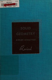 Front cover of Solid geometry by Daniel Tell Sigley