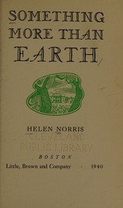 Cover of: Something More Than Earth