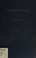 Cover of: Song out of sorrow,
